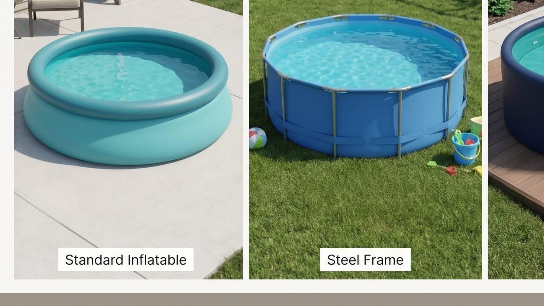 Inflatable above-ground pool vs framed pool: which to choose?